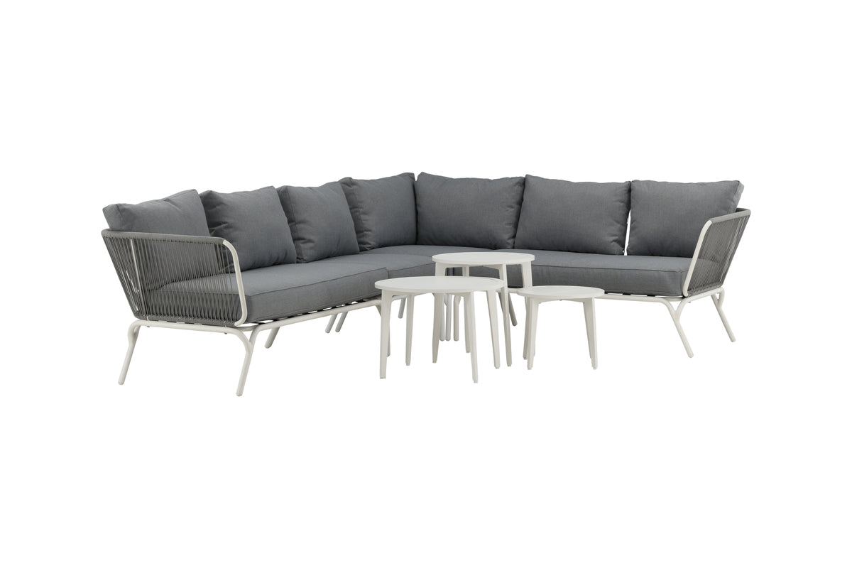 Roxo Hjørnegrupper Hvid Grå