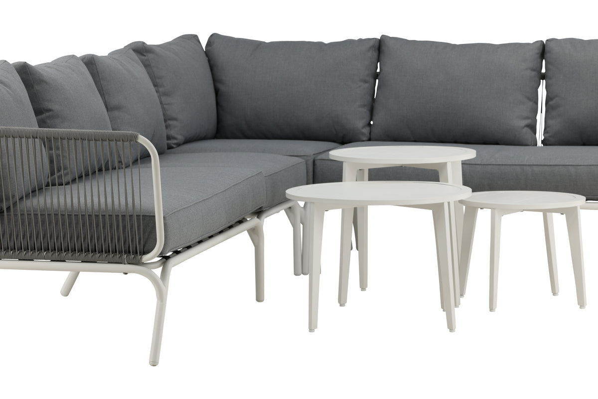 Roxo Hjørnegrupper Hvid Grå