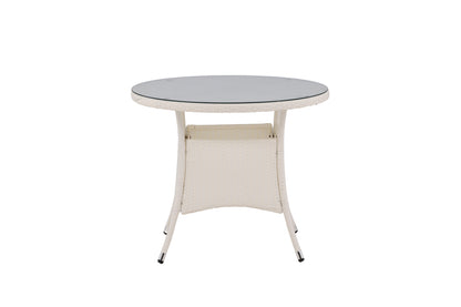 Rundt spisebord 90 Hvid