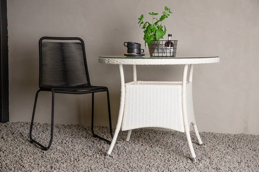 Rundt spisebord 90 Hvid