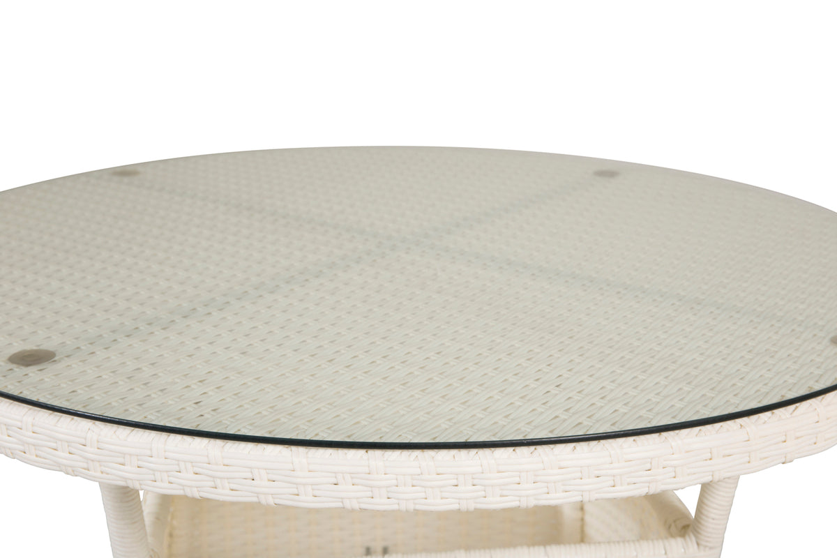 Rundt spisebord 90 Hvid