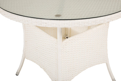 Rundt spisebord 90 Hvid