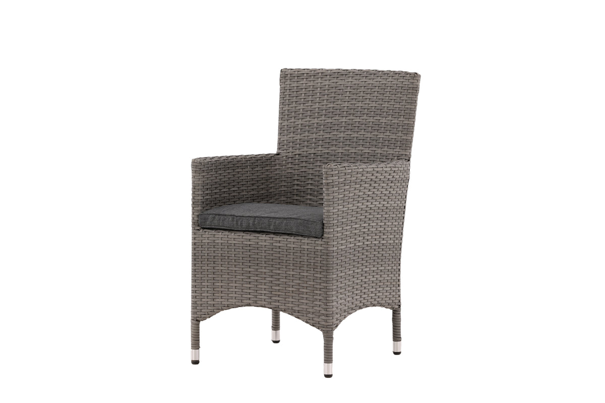 Spisebordsstol 2-pak Grå