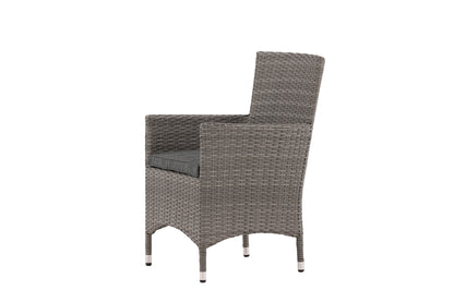 Spisebordsstol 2-pak Grå