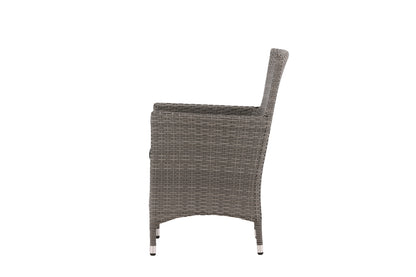 Spisebordsstol 2-pak Grå