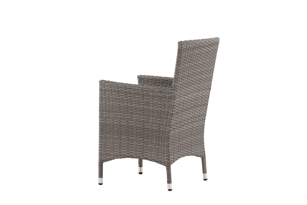 Spisebordsstol 2-pak Grå