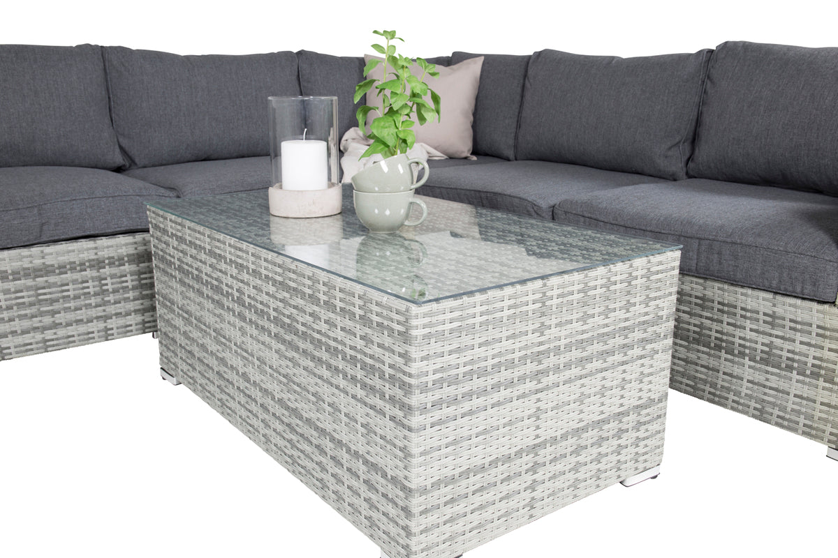 Hjørnesofa sæt Grå Grå