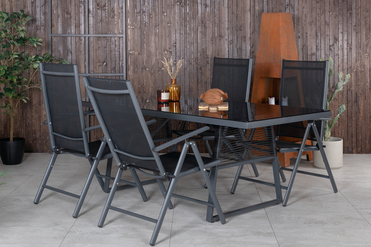 Positionsstol 2-pak Sort