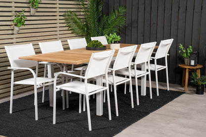 Spisebordsstol 2-pak Hvid