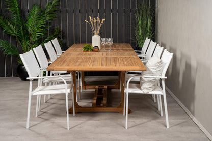 Spisebordsstol 2-pak Hvid