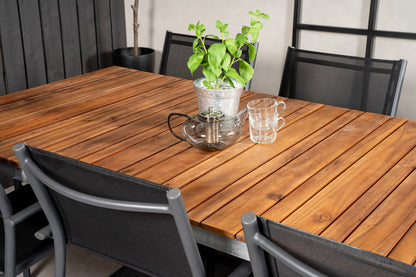 Spisebordsstol 2-pak Sort