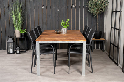 Spisebordsstol 2-pak Sort