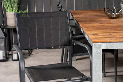 Spisebordsstol 2-pak Sort