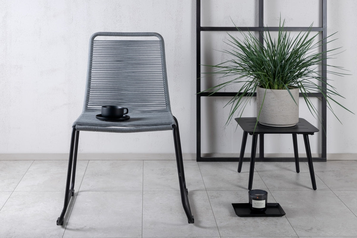 Spisebordsstol 2-pak Grå