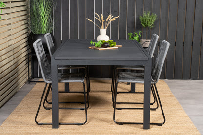 Spisebordsstol 2-pak Grå