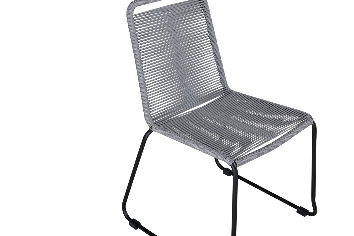 Spisebordsstol 2-pak Grå