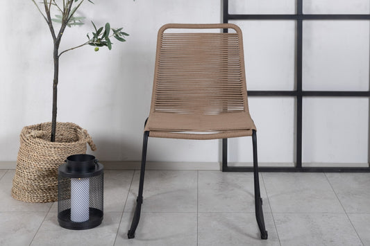 Spisebordsstol 2-pak Brun