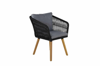 Chania Spisestole 2-pak Sort