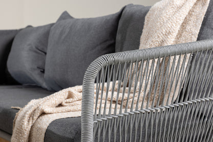 Hjørnesofa sæt Natur Grå