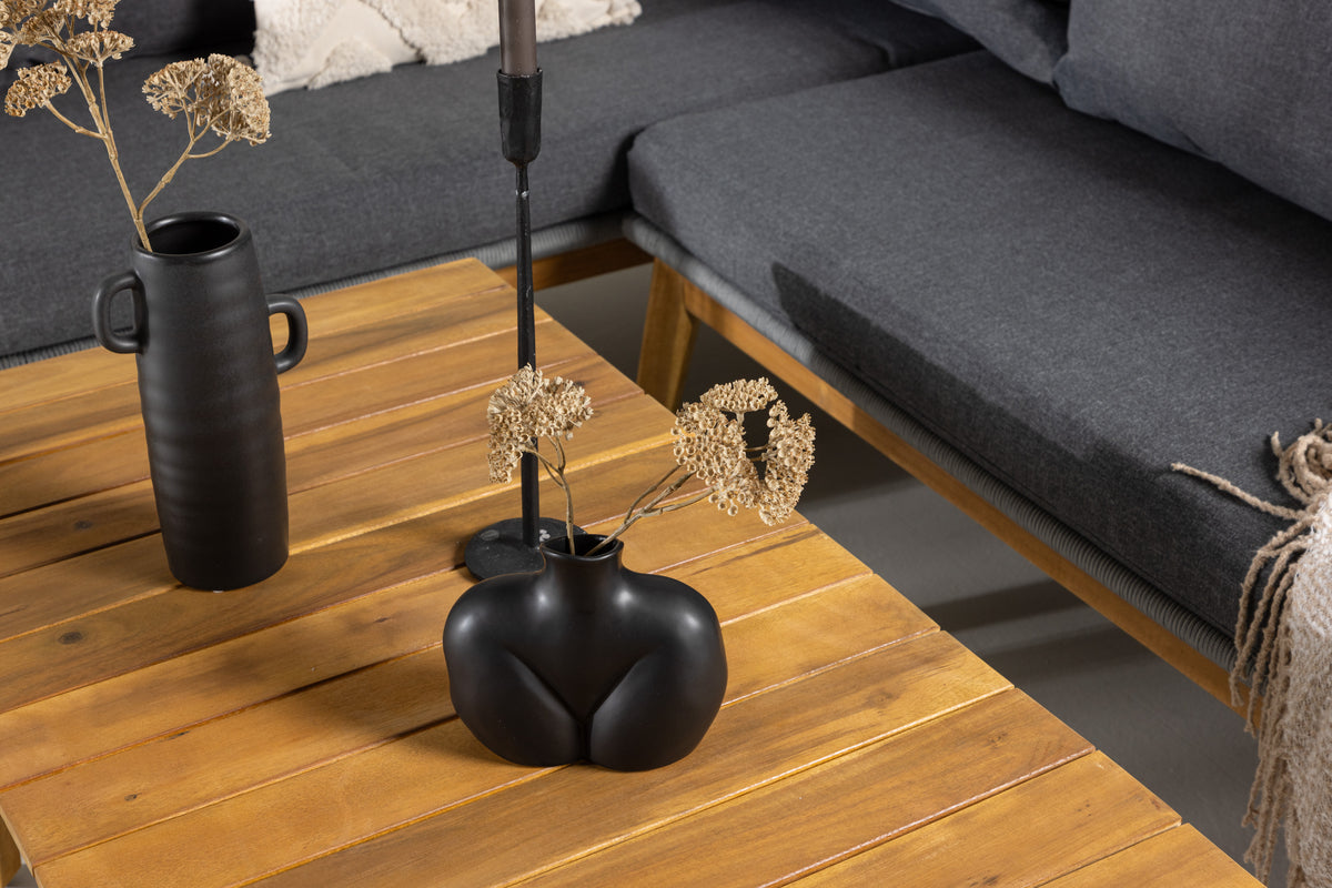 Hjørnesofa sæt Natur Grå