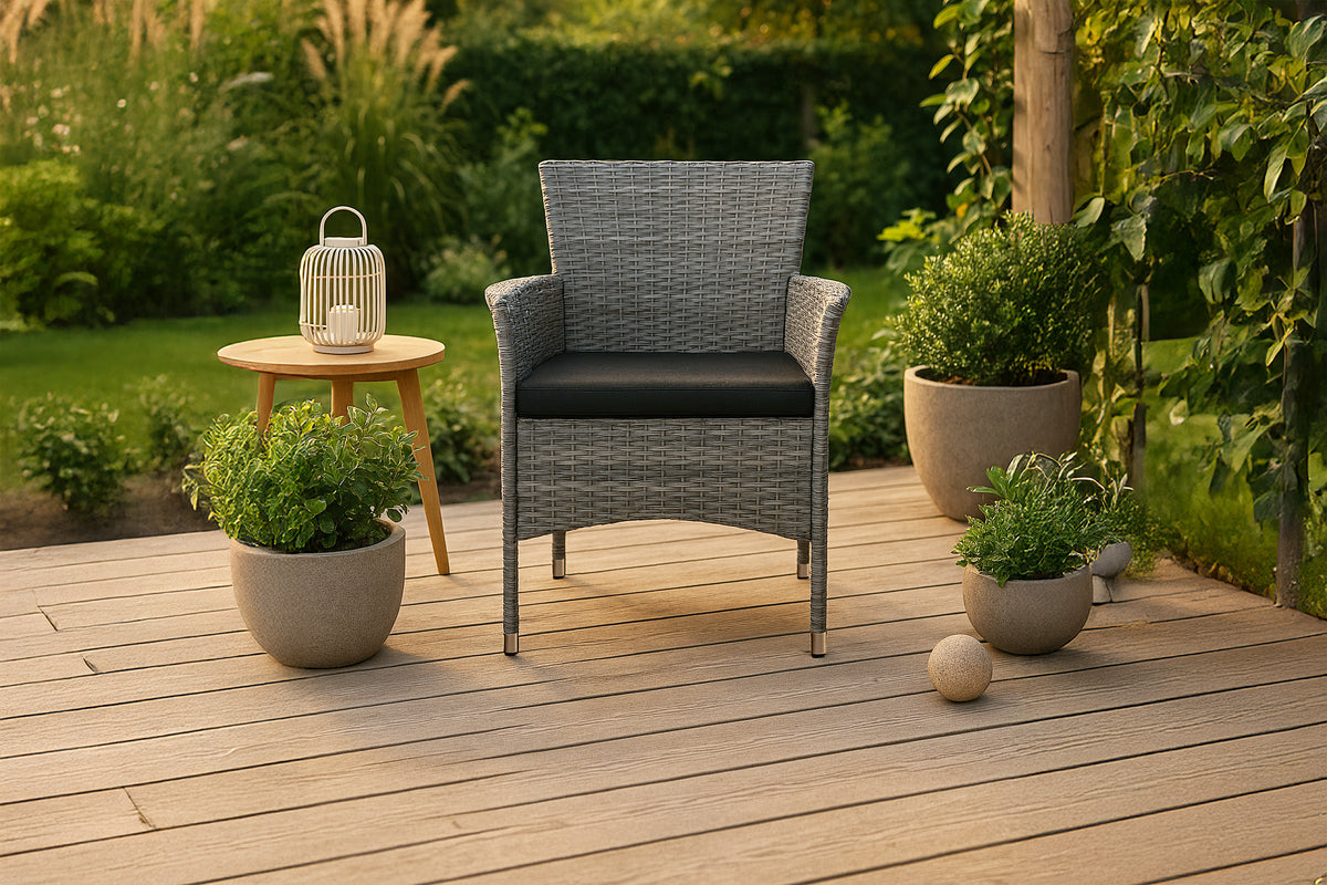 Knick Spisebordsstole 2-pak Grå