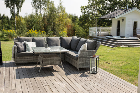 Vikelund Hjørnegrupper Grå Grå