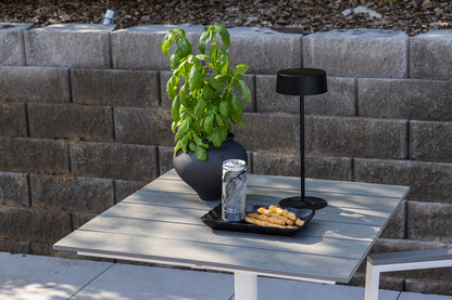 Colorado Cafébord 70 x 70 Grå