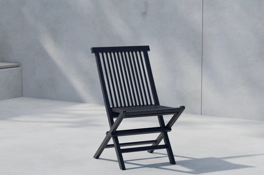 Spisebordsstol 2-pak Sort