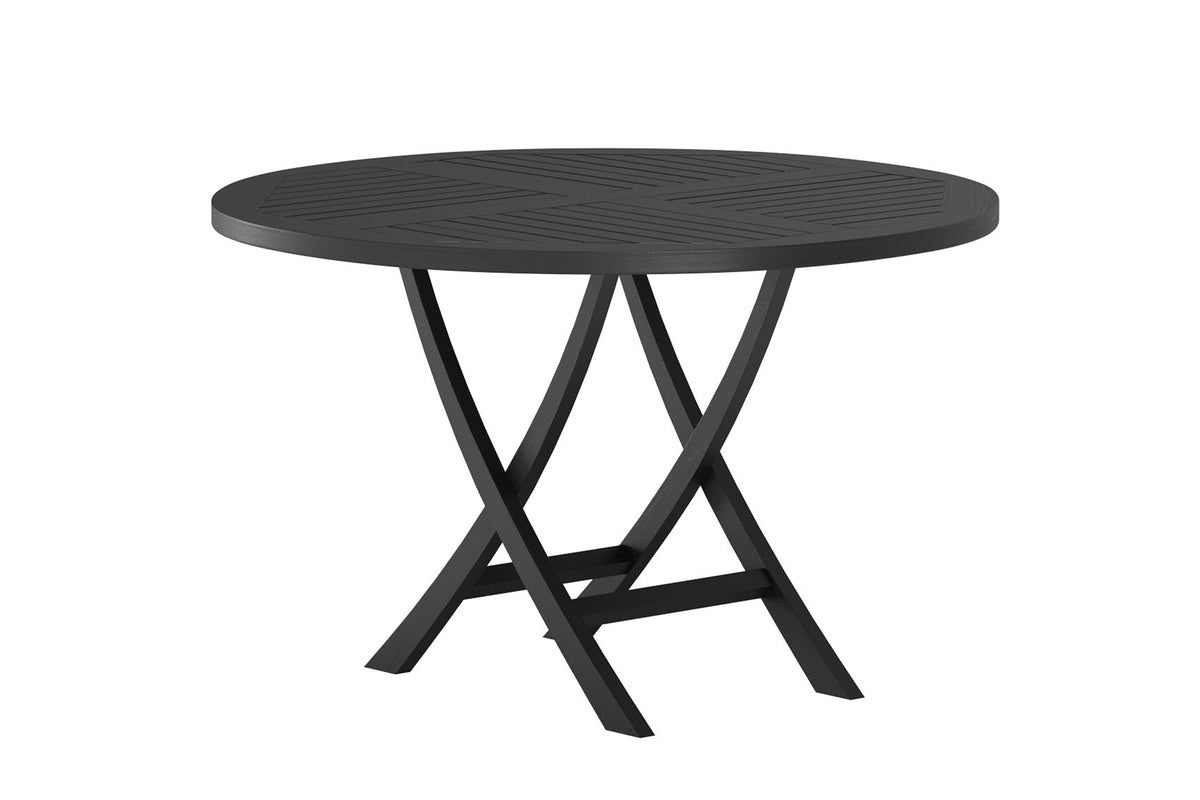 Rundt spisebord 120 Sort