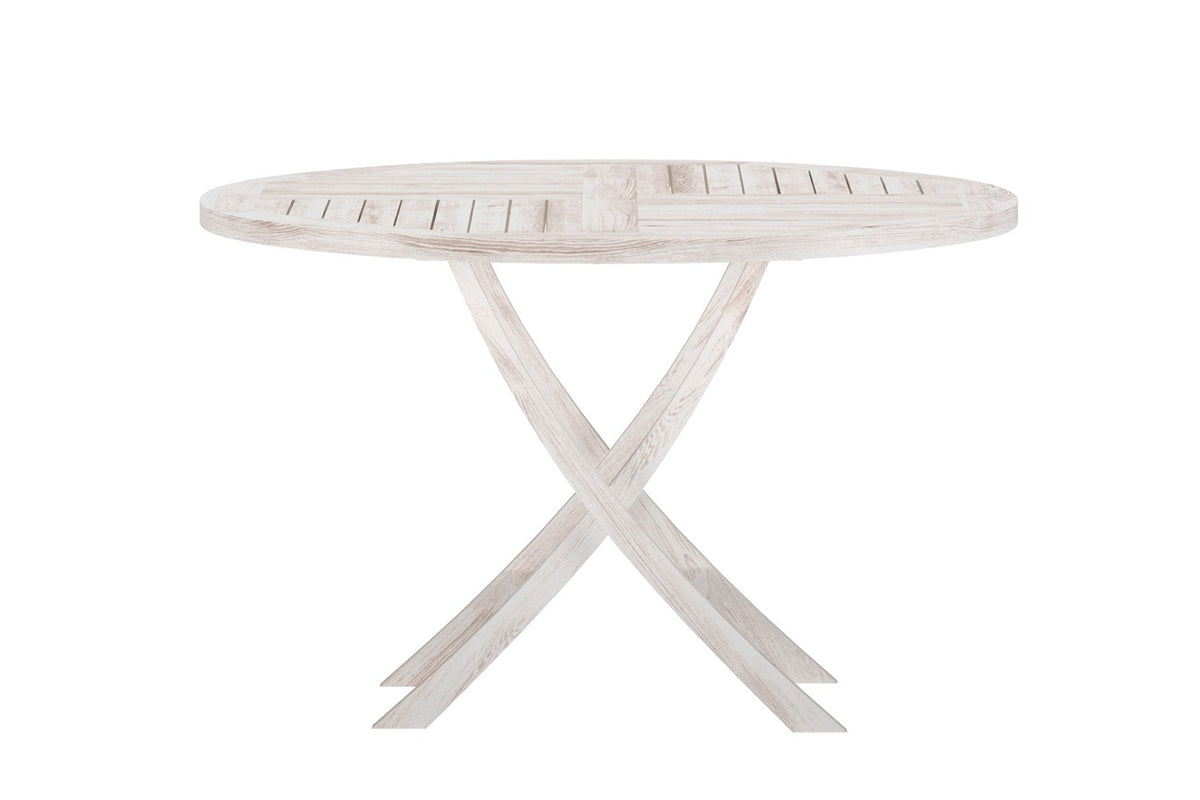 Rundt spisebord 120 Whitewash