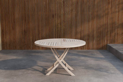 Rundt spisebord 120 Whitewash