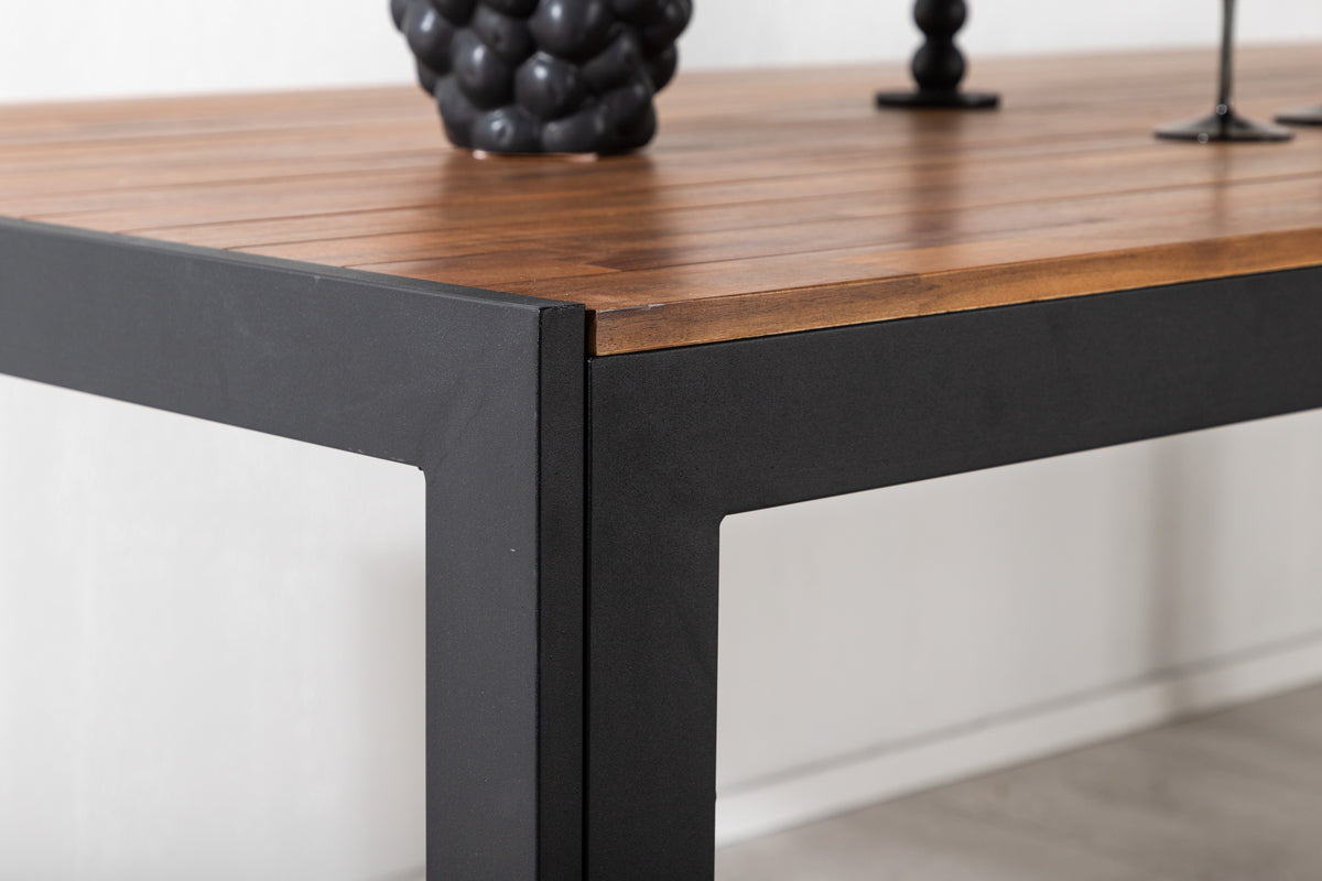 Rektangulært spisebord 205 x 90 Natur