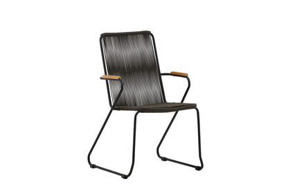 Bois Spisebordsstole 2-pak Mørkegrå