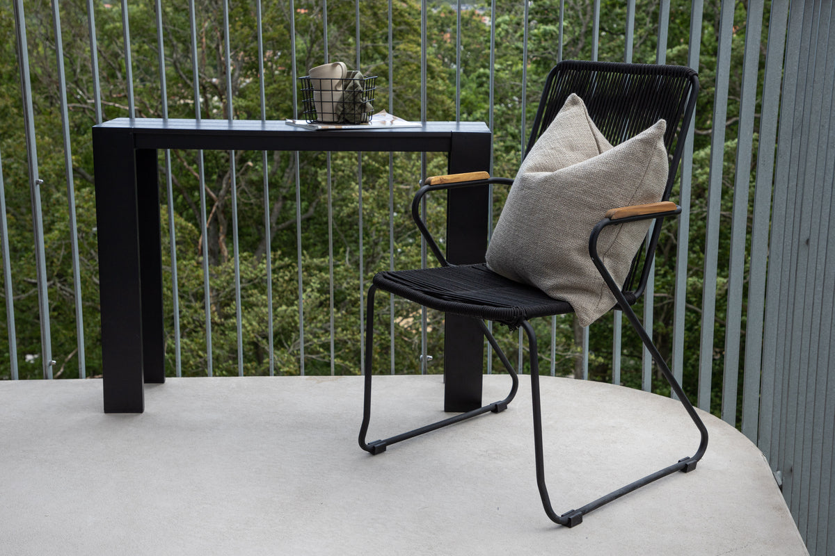 Spisebordsstol 2-pak Sort