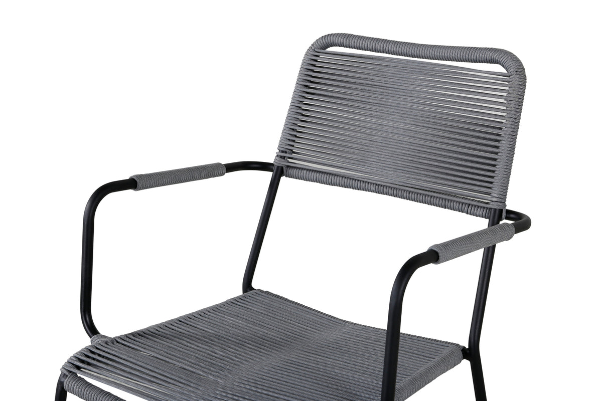 Spisebordsstol 2-pak Grå