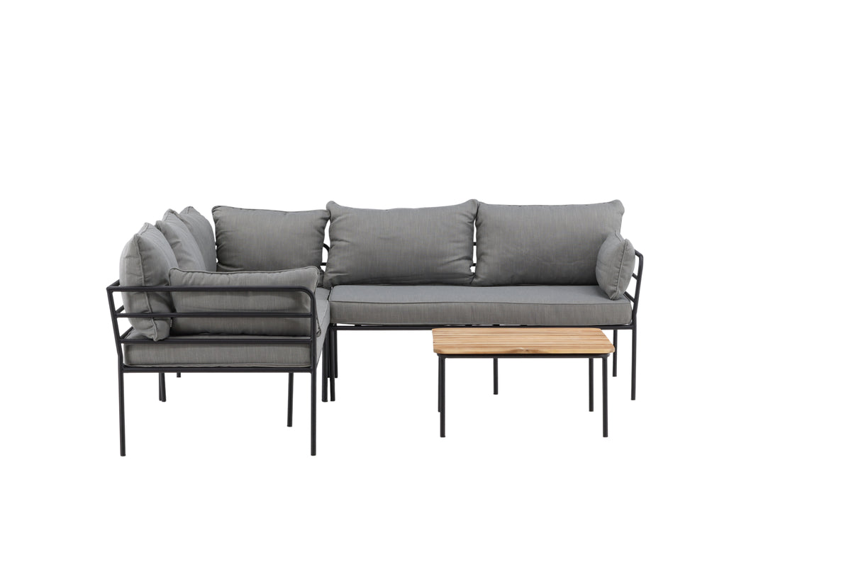 Hjørnesofa sæt Natur Grå