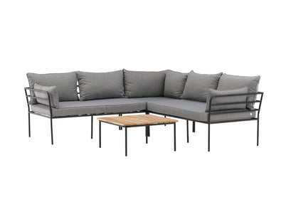 Hjørnesofa sæt Natur Grå