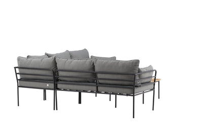 Hjørnesofa sæt Natur Grå