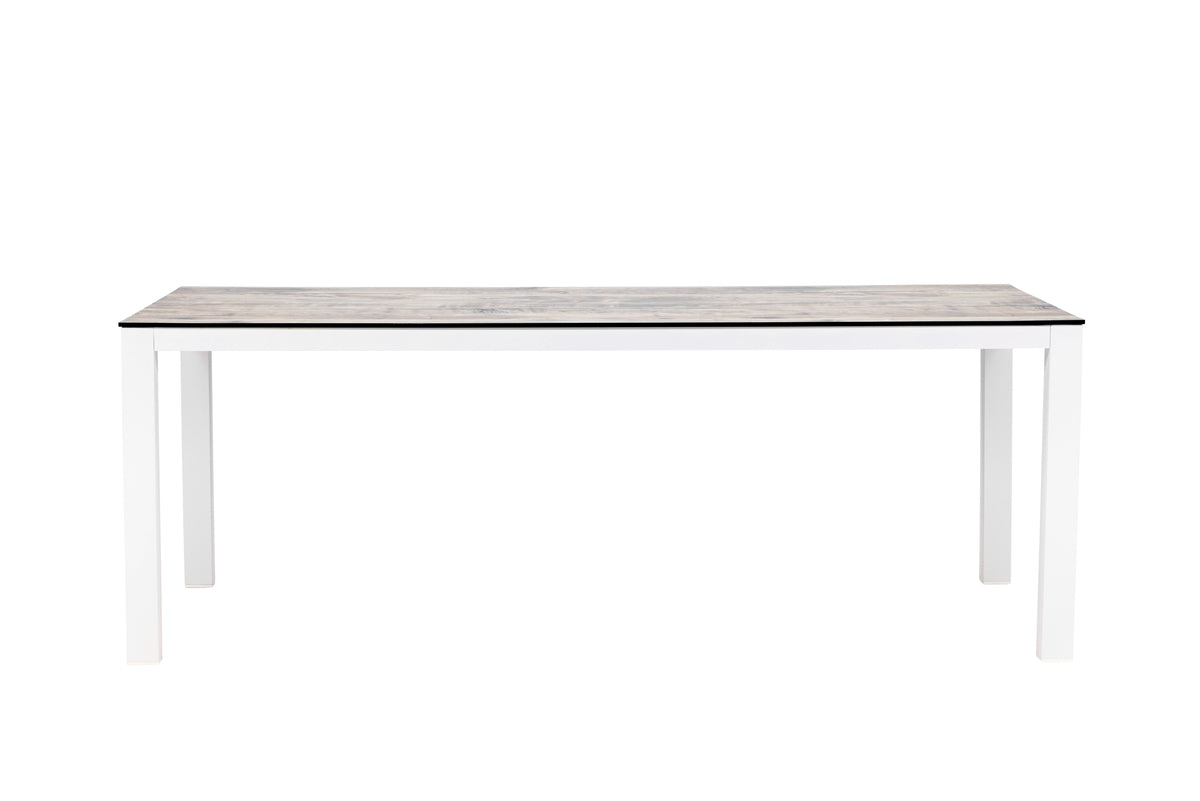 Rektangulært spisebord 205 x 100 Grå