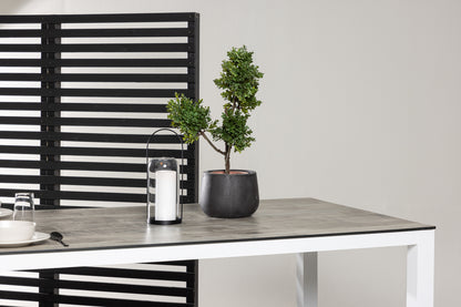 Rektangulært spisebord 205 x 100 Grå