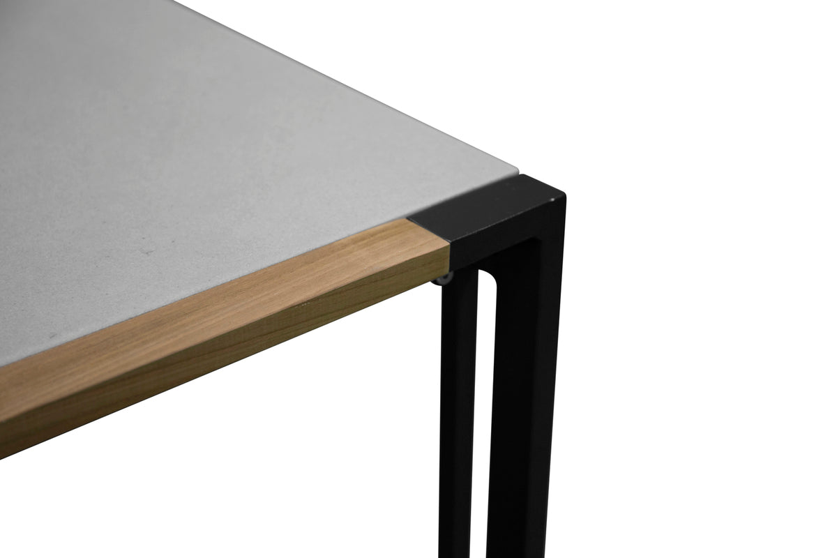 Rektangulært spisebord 200 x 100 Lysegrå