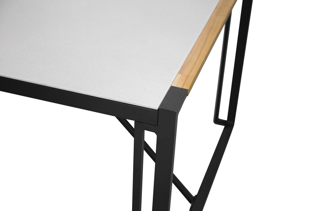 Rektangulært spisebord 200 x 100 Lysegrå