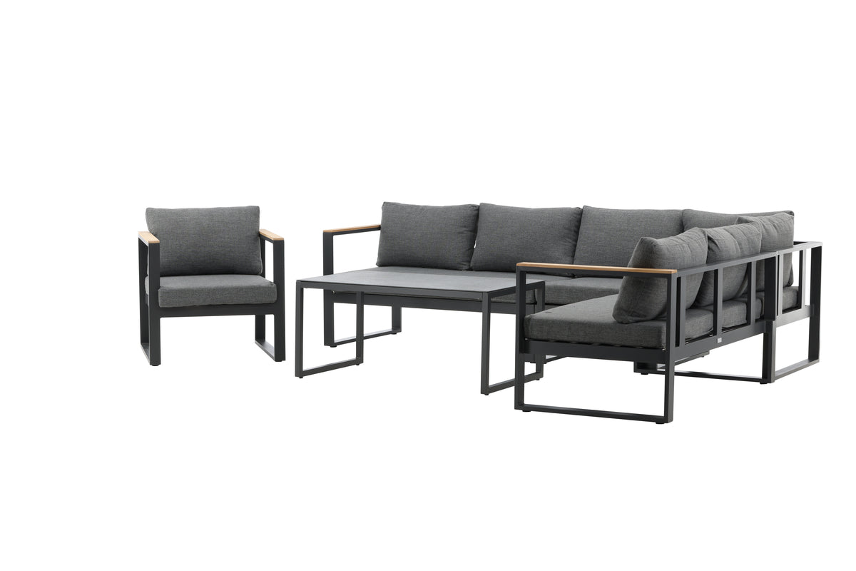 Texas Hjørnegrupper Sort Grå