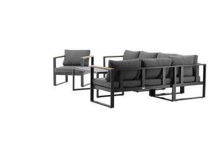 Texas Hjørnegrupper Sort Grå