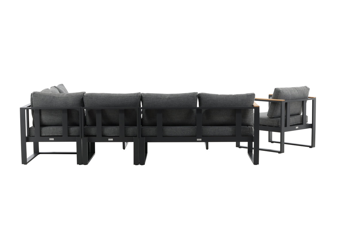 Texas Hjørnegrupper Sort Grå