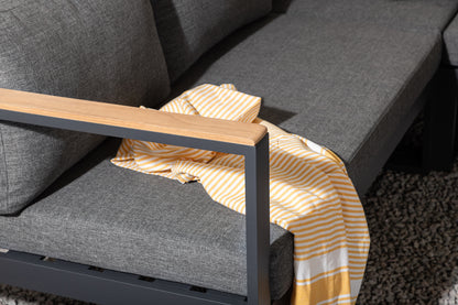 Texas Hjørnegrupper Sort Grå