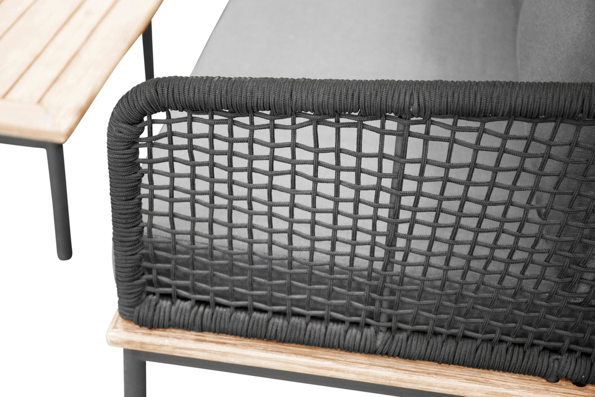 Hjørnesofa sæt Nature Sort