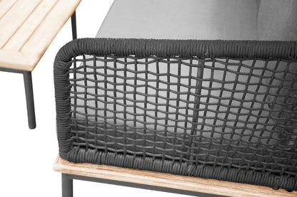 Hjørnesofa sæt Nature Sort