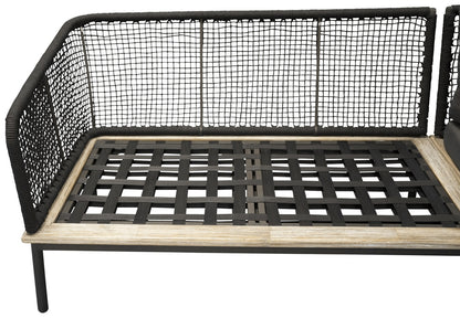 Hjørnesofa sæt Nature Sort