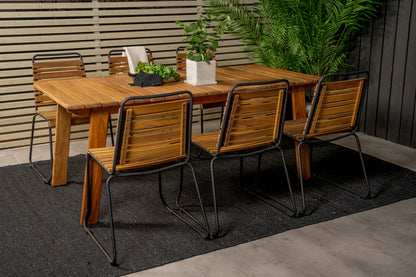 Spisebordsstol 2-pak Natur